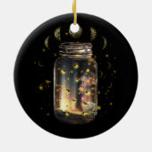 Fireflies insecten in potje Firefly Lightning Inse Keramisch Ornament (Achterkant)