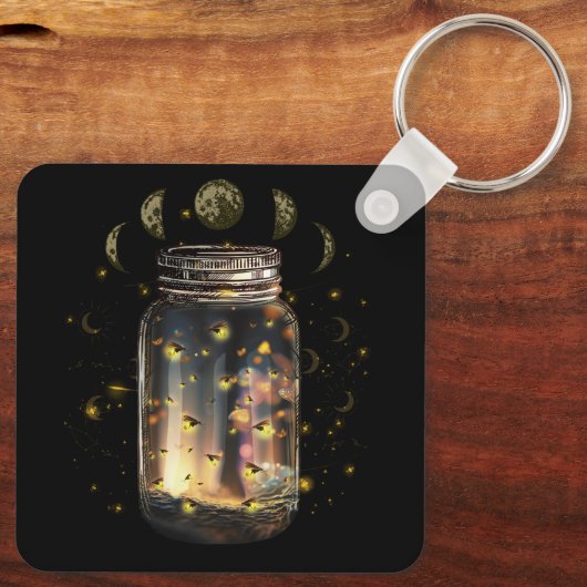 Fireflies insecten in potje Firefly Lightning Inse Sleutelhanger (Achterkant)