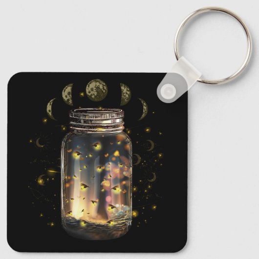 Fireflies insecten in potje Firefly Lightning Inse Sleutelhanger (Achterkant)