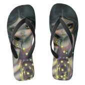 "Fireflies loslaten" Teenslippers (Voetbed)