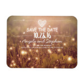 Fireflies Natuur Whimsical Save the Date Magneet (Horizontaal)