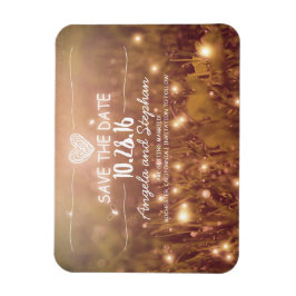 Fireflies Natuur Whimsical Save the Date Magneet