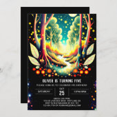 Fireflies Nighttime Avontuur Verjaardag Kaart (Voorkant / Achterkant)