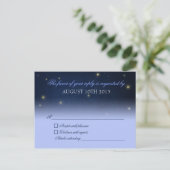 Fireflies RSVP-Briefkaart Uitnodiging Briefkaart (Staand voorkant)