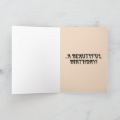 FIREFLILISEERT BOEST BEAUTIFUL BIRTHDAY-Wenskaarte Kaart (Binnen)