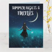 FIREFLITEERT SUMMER BIRTHDAY-KAARTEN VOOR HAAR KAART (Gele Bloem)