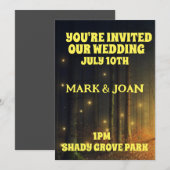 FIREFLITEIT BOSST CUSTOM WEDDING INVITATIONS KAART (Voorkant / Achterkant)