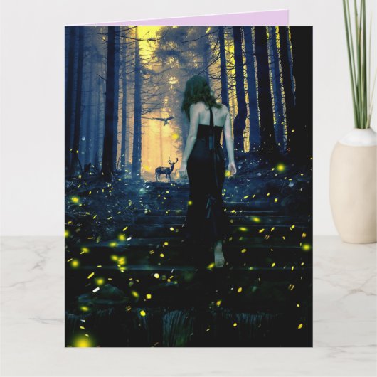 FIREFLITEIT LIGHTENT BUGS BIRTHDAY big KAART (Voorkant)