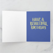 FIREFLITEITEN VOOR HET BEPERKEN VAN BUGS BIRTHDAY- KAART (Binnen)