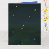 FIREFLITEITEN VOOR HET BEPERKEN VAN BUGS BIRTHDAY- KAART (Gele Bloem)