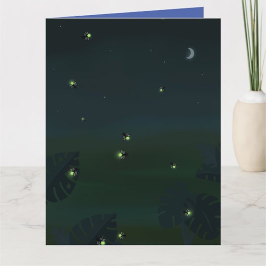 FIREFLITEITEN VOOR HET BEPERKEN VAN BUGS BIRTHDAY- KAART (Voorkant)