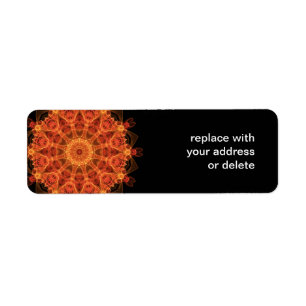 Fireflower Kaleidoscoop Etiket