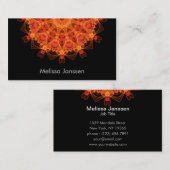 FireFlower -Mandala- Visitekaartje (Voorkant / Achterkant)