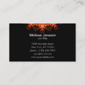 FireFlower -Mandala- Visitekaartje (Achterkant)