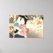 Firefly Cage - Ukiyo-e  Japans Canvas Afdruk (Voorkant)