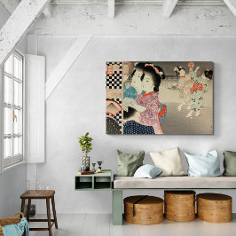 Firefly Cage - Ukiyo-e Japans Canvas Afdruk