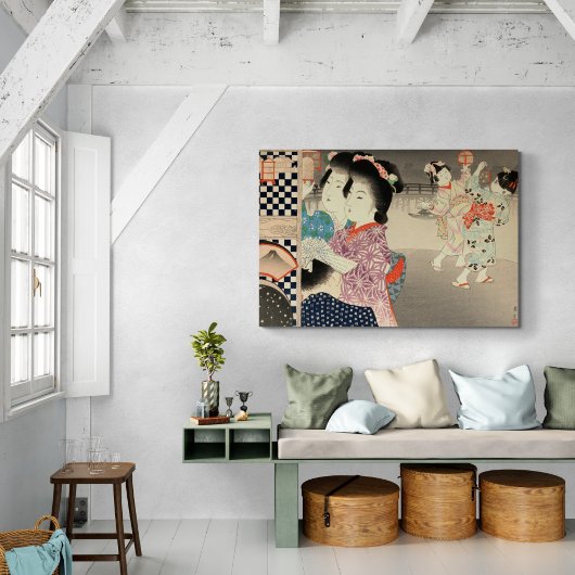 Firefly Cage - Ukiyo-e  Japans Canvas Afdruk