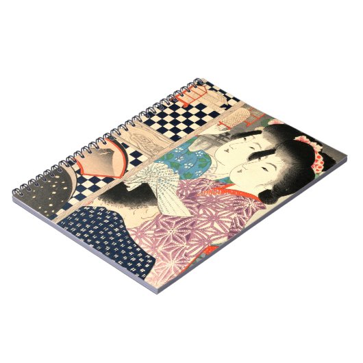 Firefly Cage - Ukiyo-e  Japans Notitieboek (Linkerzijde)