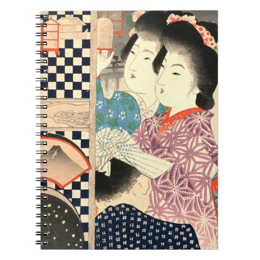 Firefly Cage - Ukiyo-e  Japans Notitieboek (Voorkant)