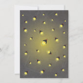 Firefly Chalkboard Mason Jar Baby shower Invites Kaart (Achterkant)