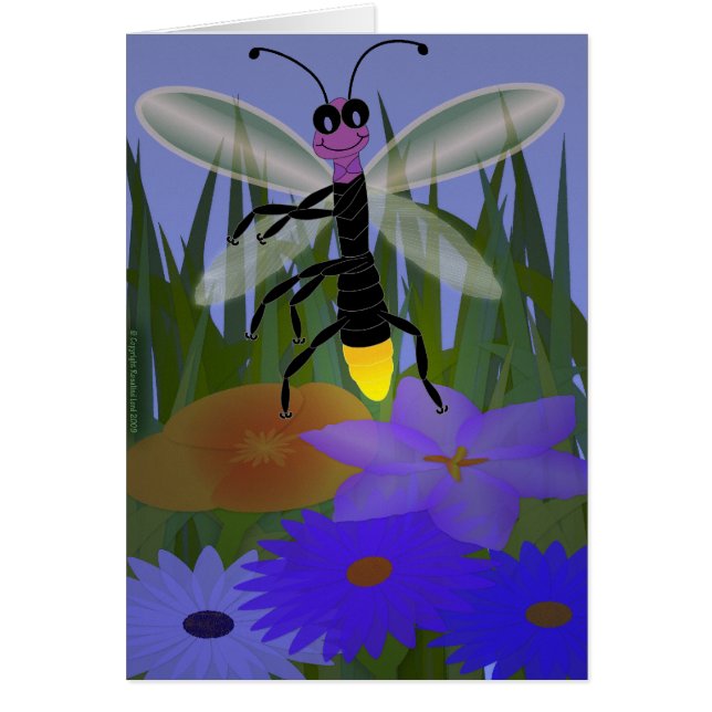Firefly Dancing on Flowers (Voorkant)