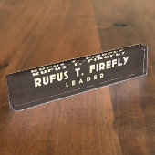 Firefly Desk Naambordje (Zijkant)