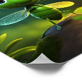 "Firefly Dreams: Gloeiend Poster voor kinderen" (Hoek)