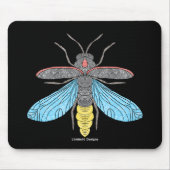 Firefly (enkele zwarte) - Muismat (Voorkant)
