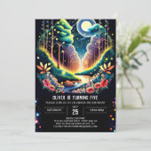 Firefly Fantasy Bossen Verjaardag Kaart (Staand voorkant)