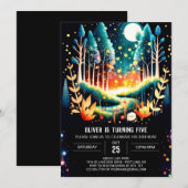 Firefly Fantasy Woodland Verjaardag Kaart (Voorkant / Achterkant)