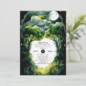 Firefly Fantasy Woodland Verjaardag Kaart (Staand voorkant)