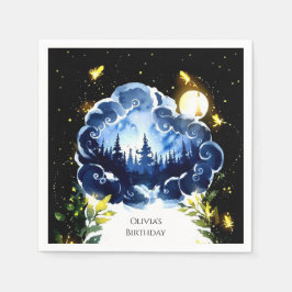 Firefly Fantasy Woodland Verjaardag Servet