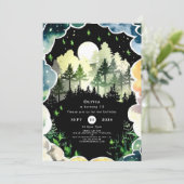 Firefly Forest Woodland Verjaardag Kaart (Staand voorkant)