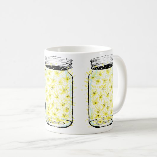 Firefly Frenzy Koffiemok (Voorkant rechts)