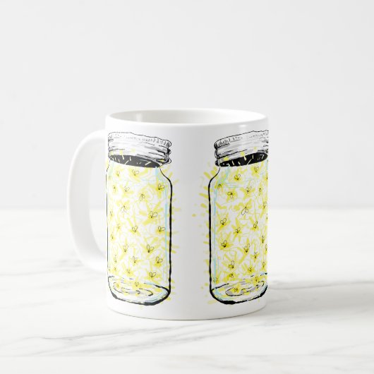 Firefly Frenzy Koffiemok (Voorkant links)