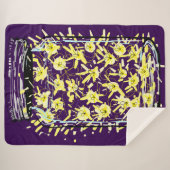 Firefly Frenzy Sherpa Deken (Voorkant (horizontaal))