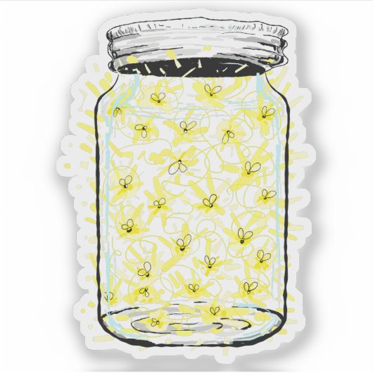 Firefly Frenzy Sticker (Voorkant)