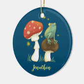 Firefly Frog Prince Personalized Ceramic Ornament (Links)