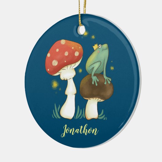 Firefly Frog Prince Personalized Ceramic Ornament (Links)
