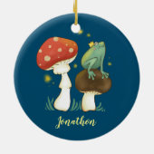 Firefly Frog Prince Personalized Ceramic Ornament (Achterkant)
