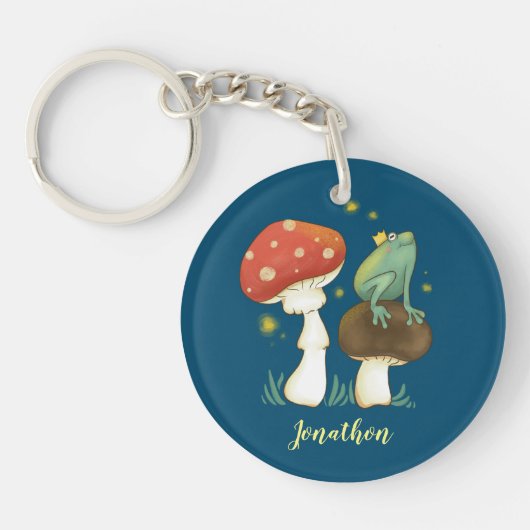 Firefly Frog Prince Personalized Sleutelhanger (Voorkant)
