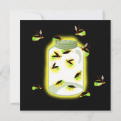 Firefly Frolic Verjaardag Kaart (Achterkant)
