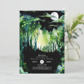 Firefly Glow Woodland Verjaardag Kaart (Staand voorkant)