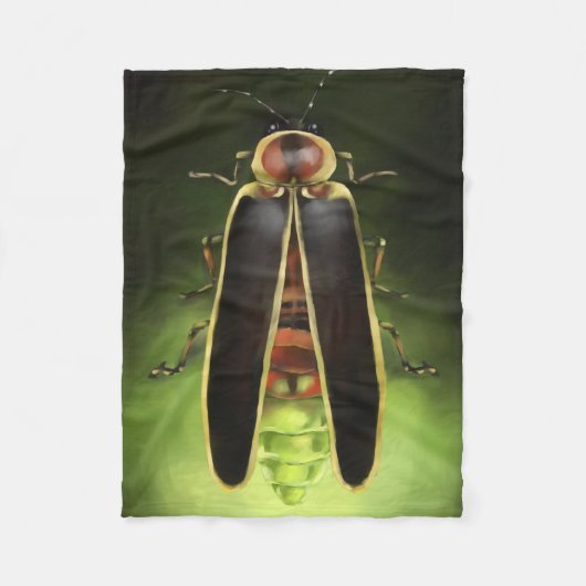 Firefly Lightning bug - Indiana state bug Fleece Deken (Voorkant)
