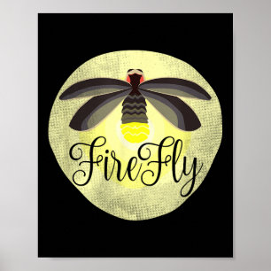 Firefly Lightning Bug Zomercadeau Poster