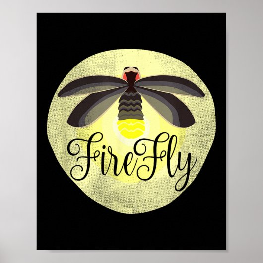 Firefly Lightning Bug Zomercadeau Poster (Voorkant)