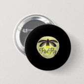 Firefly Lightning Bug Zomercadeau Ronde Button 5,7 Cm (Voorkant /achterkant)