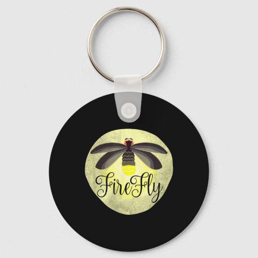 Firefly Lightning Bug Zomercadeau Sleutelhanger (Voorkant)