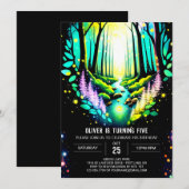 Firefly Magic Betoverde Bossen Verjaardag Kaart (Voorkant / Achterkant)