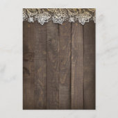 Firefly Mason Jars rustieke bruiloft informatie Informatiekaartje (Achterkant)